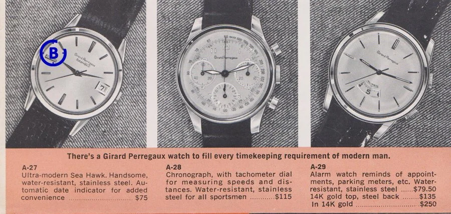 The 1960's Girard Perregaux reference 7742 Alarm in Steel — Life